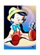 Cartoon Printed Metallic Plate Multicolour 20x15cm