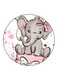 An Elephant Printed Fridge Magnet Multicolour
