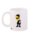 The Simpsons Printed Coffee Mug White/Black/Yellow 11ounce