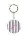 Flamingo Printed Single Sided Keychain