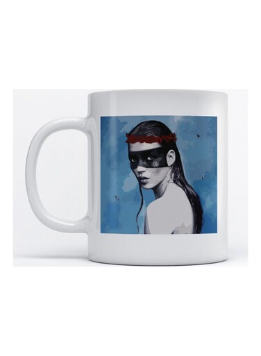Mug Woman for Coffee and Tea White
