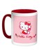 Hello Kitty Printed Coffee Mug Red/White/Pink 11ounce