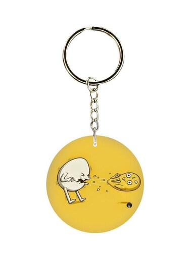 Printed Single Sided Keychain