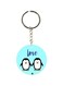 Penguin Printed Dual Sided Keychain