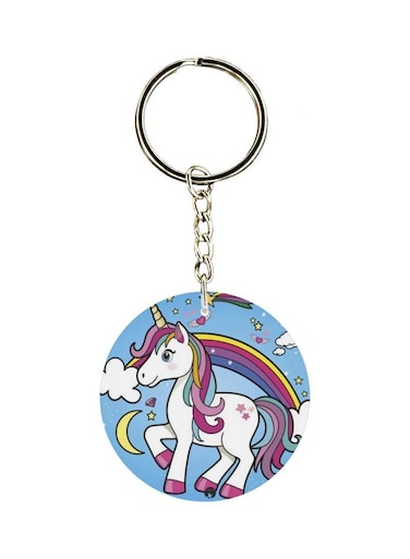 Unicorn Printed Keychain