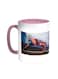 Spider Man Printed Coffee Mug Pink/White 11ounce
