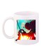 Infamous Second Son Printed Coffee Mug White/Red/Blue Standard Size