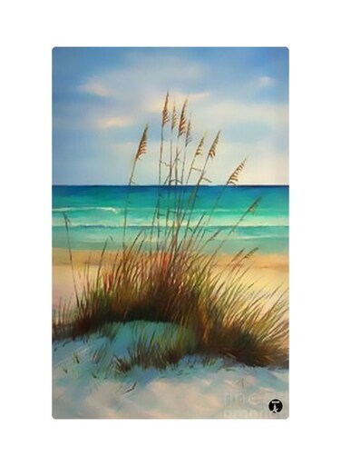 Printed Fridge Magnet Multicolour 8.5x0.4x5.5cm
