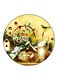 Vintage Art Printed Fridge Magnet Multicolour