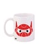 Printed Mug White/Red/Black 12ounce