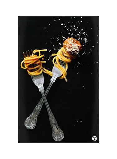 Printed Fridge Magnet Multicolour 8.5x0.4x5.5cm