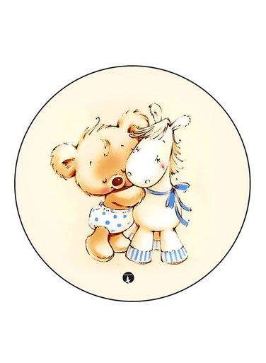 Bear Printed Fridge Magnet Multicolour