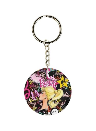 Barbie Printed Single Sided Keychain
