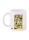 Minions Printed Mug White/Yellow/Blue Standard Size