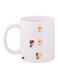 Cartoon Printed Coffee Mug White/Beige/Brown 11ounce