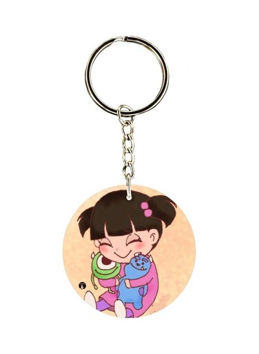 Cartoon Character Printed Keychain
