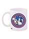 Cartoon Printed Coffee Mug White/Blue 11ounce