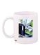 Video Game Themed Coffee Mug White/Blue/Green 11ounce