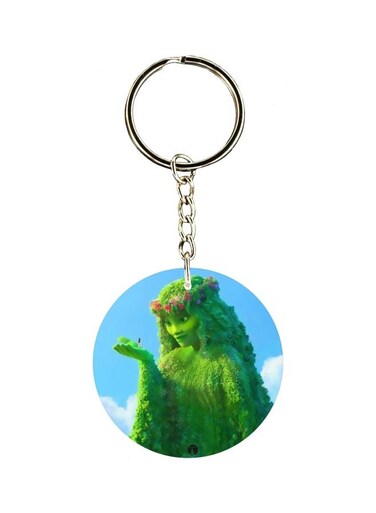 Moana Printed Double Sided Keychain