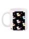 Cartoon Unicorn Printed Coffee Mug White/Black/Blue 11ounce