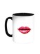 Romantic Printed Coffee Mug Black/White 11ounce