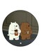 We Bare Bears Printed Fridge Magnet Multicolour