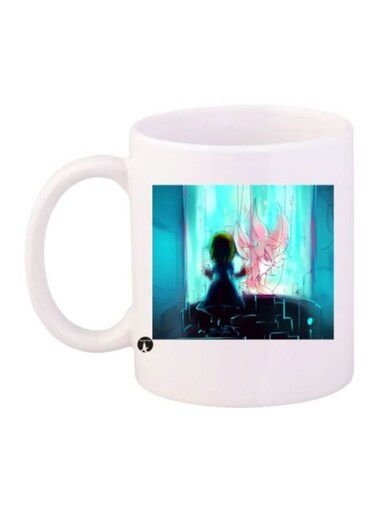 Game Sonic Character Printed Mug White/Blue/Pink