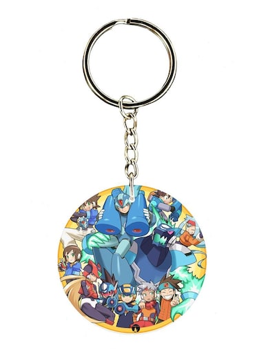 Mega Man Printed Keychain
