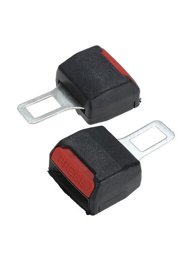 2-Piece Universal Car Safety Adjustable Seat Belt Clip Extender