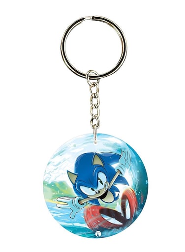 Sonic Printed Keychain