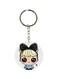 Double Sided Girl Printed Keychain