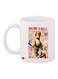 Ice Age Printed Coffee Mug White/Brown/Pink 11ounce