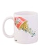 Popcorn Printed Coffee Mug White/Pink/Blue 11ounce