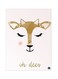 Deer Metal Plate Poster Multicolour 15x20cm