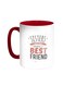 Sisters Are The Perfect Best Friend Printed Coffee Mug Red/White 11ounce