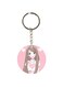 Cartoon Girl Printed Keychain