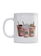 Starbucks Drinks Printed Mug White/Pink/Green 350ml
