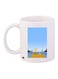 Snoopy Dog Printed Coffee Mug White/Blue/Brown 11ounce