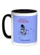 Meaning Of Fashion Printed Coffee Mug Blue/White/Black 11ounce