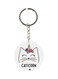Caticorn Printed Keychain