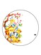 Birds Printed Fridge Magnet Multicolour