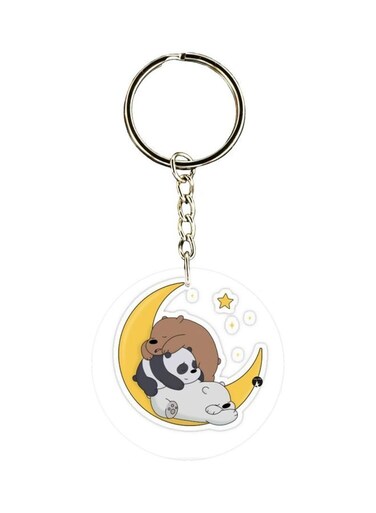 Panda Printed Keychain