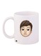 Printed Coffee Mug White/Brown/Beige
