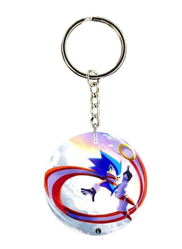 Sonic Printed Keychain