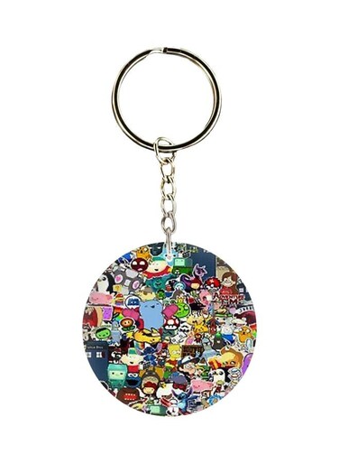 Cartoon Printed Keychain