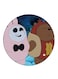 We Bare Bears Printed Fridge Magnet Round Multicolour