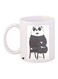 Panda Printed Coffee Mug White/Grey 11ounce