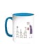 Plant The Seeds Of Love In Children Printed Coffee Mug Turquoise/White 11ounce
