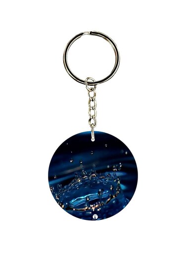 Water Drop Printed Keychain