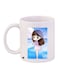 Anime Girl Printed Coffee Mug White/Blue/Brown